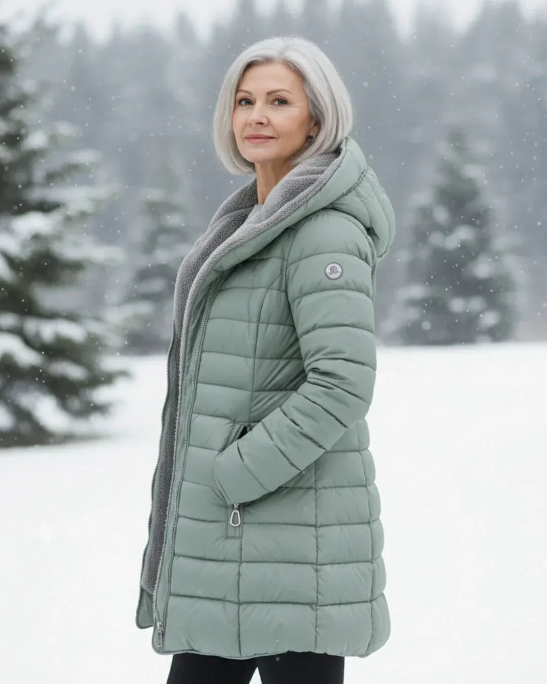 Olivia™ | Pikowana Kurtka Zimowej Elegancji