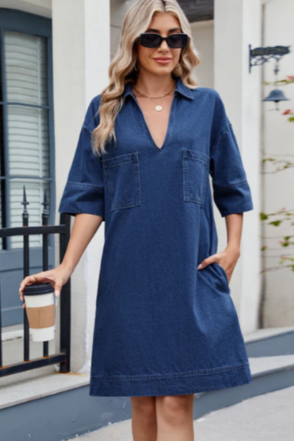 Jade | Casual Denim Sukienka