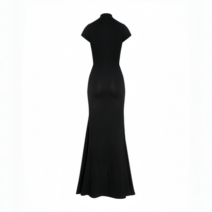 Andrea™ | Elegancka asymetryczna sukienka maxi z wycięciem keyhole