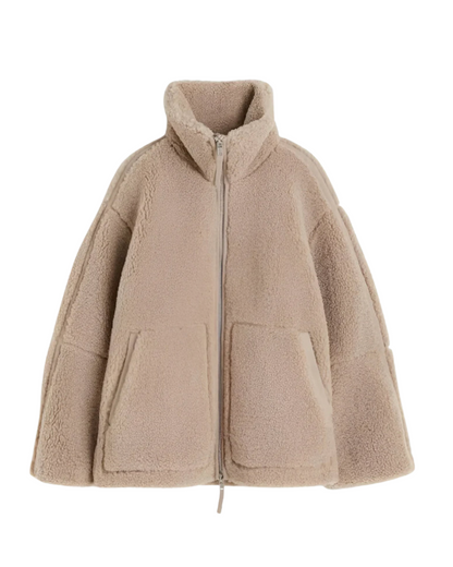 Lechosława | Miękka Fleece'owa Kurtka Zimowa