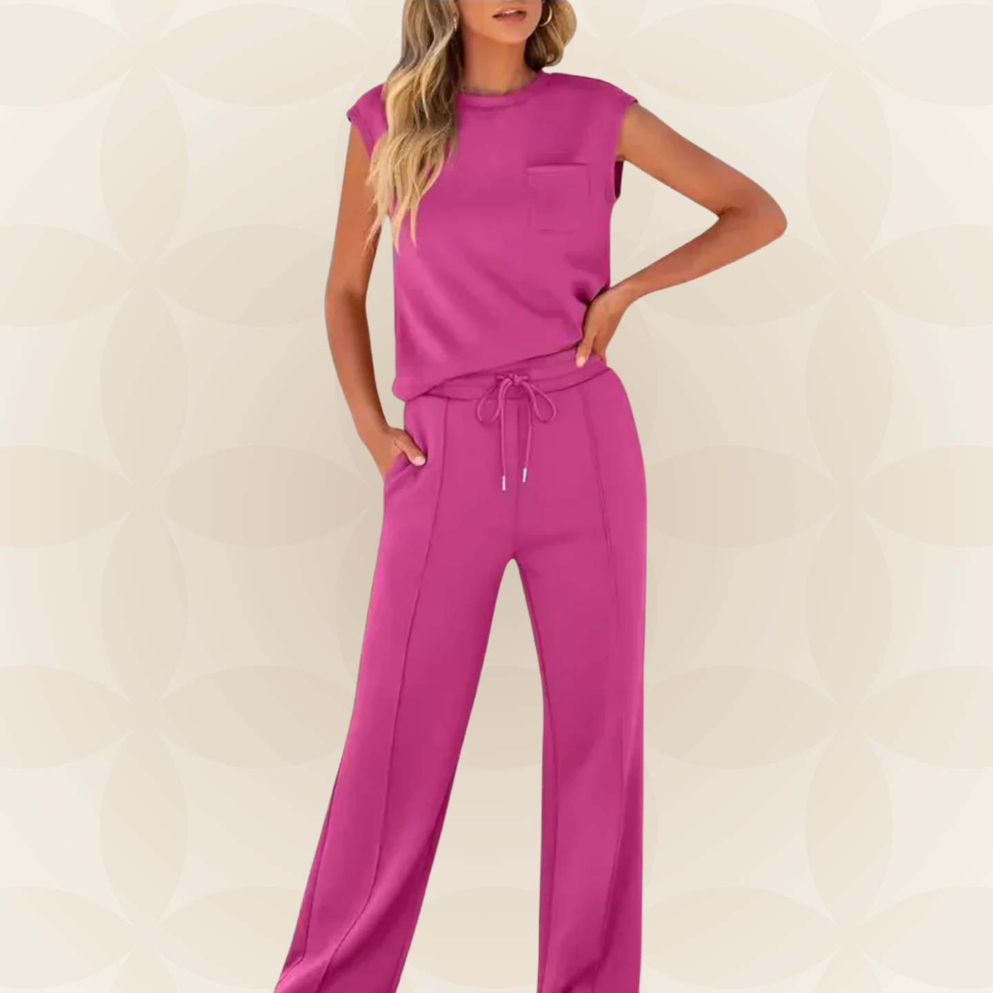 Katarzyna – Casual Zestaw Loungewear na Lato