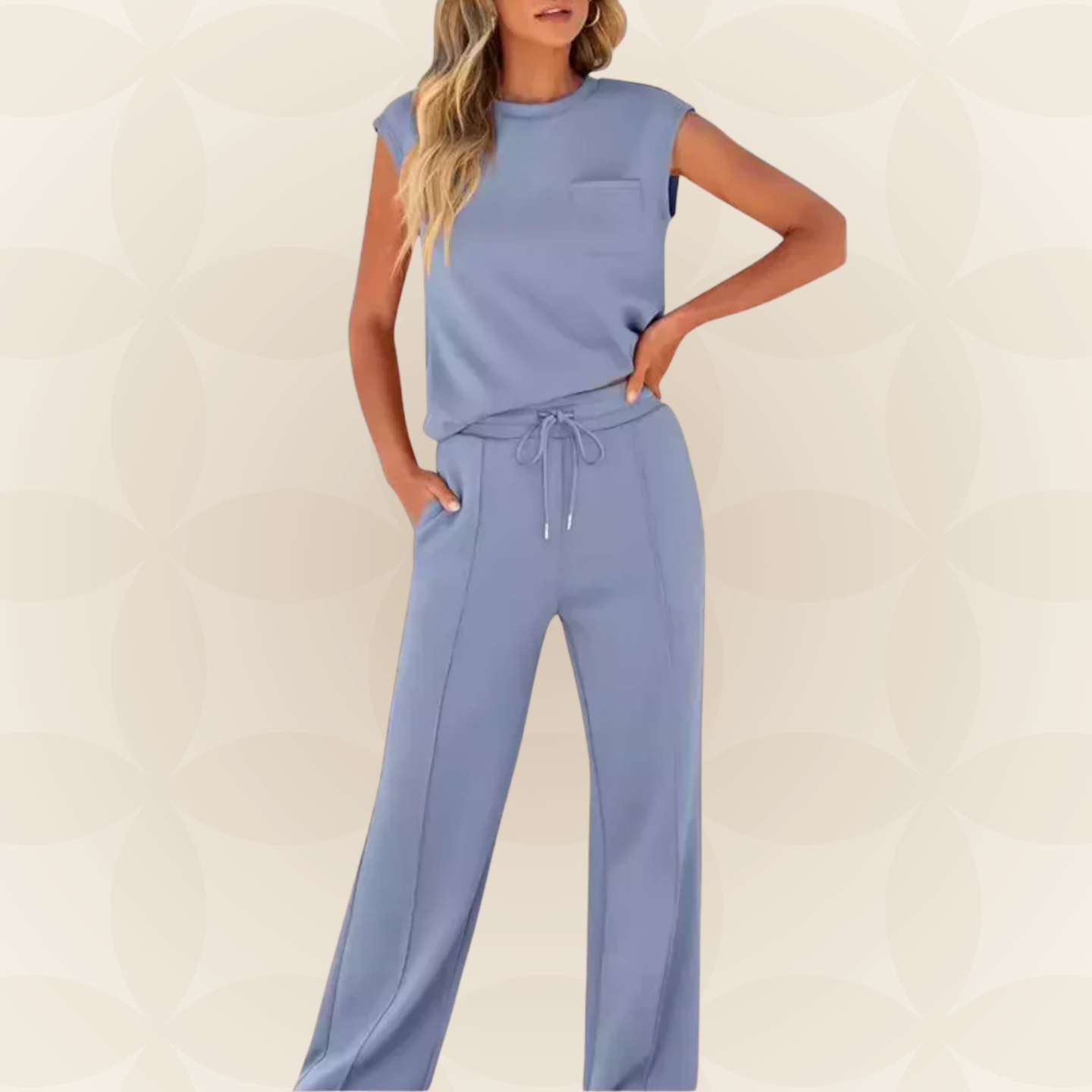 Katarzyna – Casual Zestaw Loungewear na Lato