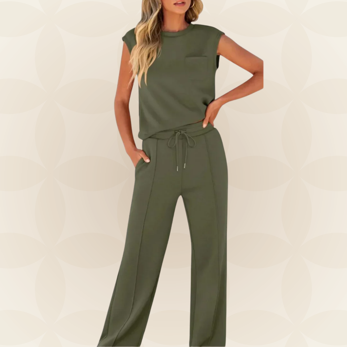 Katarzyna – Casual Zestaw Loungewear na Lato