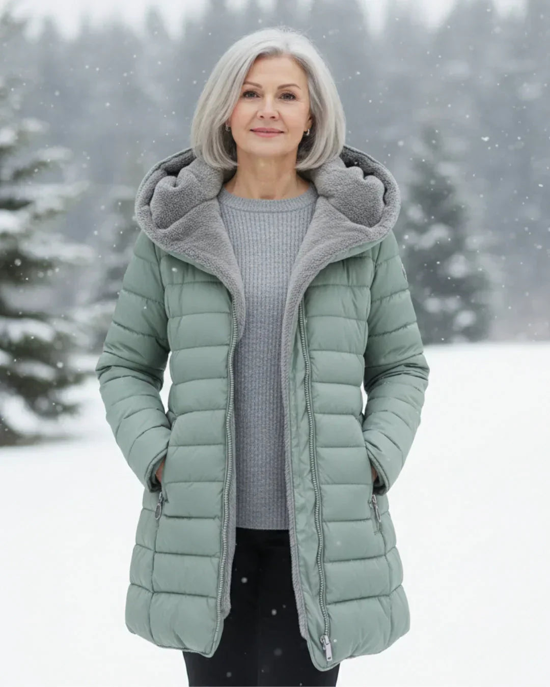 Olivia™ | Pikowana Kurtka Zimowej Elegancji