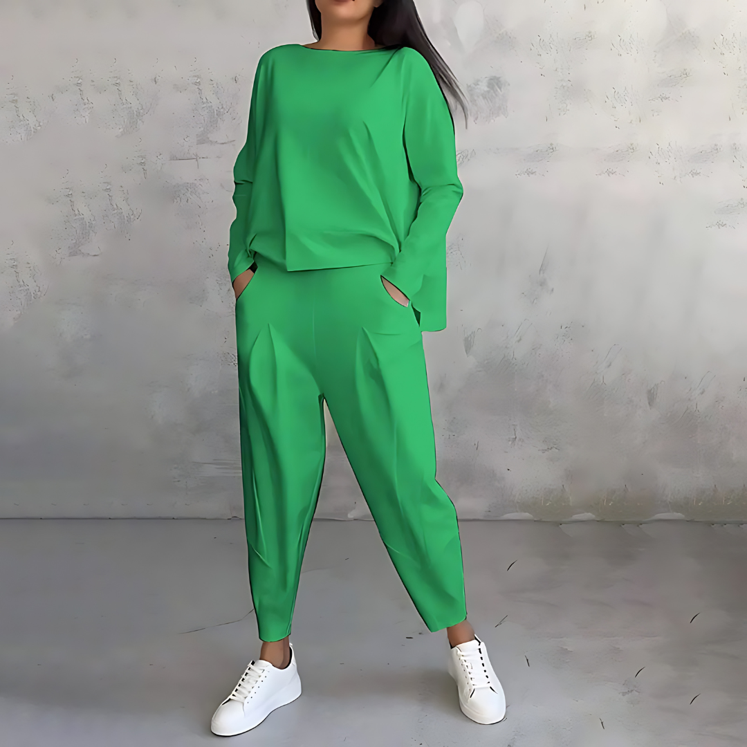 Konstancja | Elegancki dwuczęściowy garnitur damski