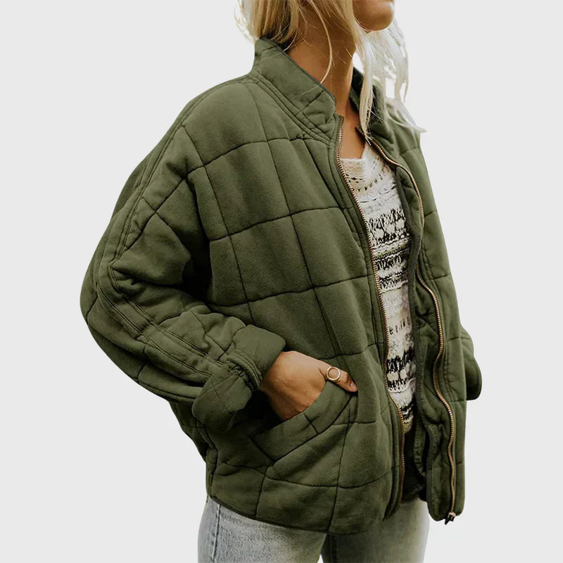 Beata | Przytulna pikowana kurtka oversize