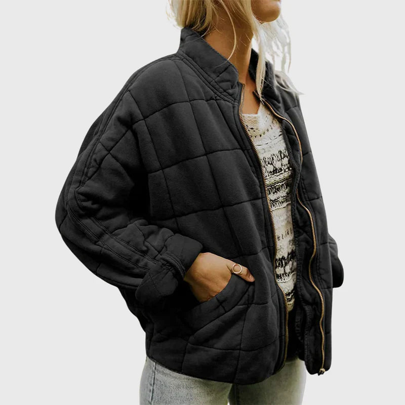 Beata | Przytulna pikowana kurtka oversize