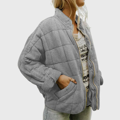 Beata | Przytulna pikowana kurtka oversize