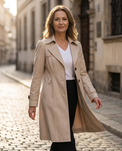 Caterina | Elegancki płaszcz vintage